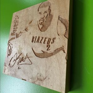Wesley Matthews #2 Portland Trailblazers basketball player 3.5” wood plaque